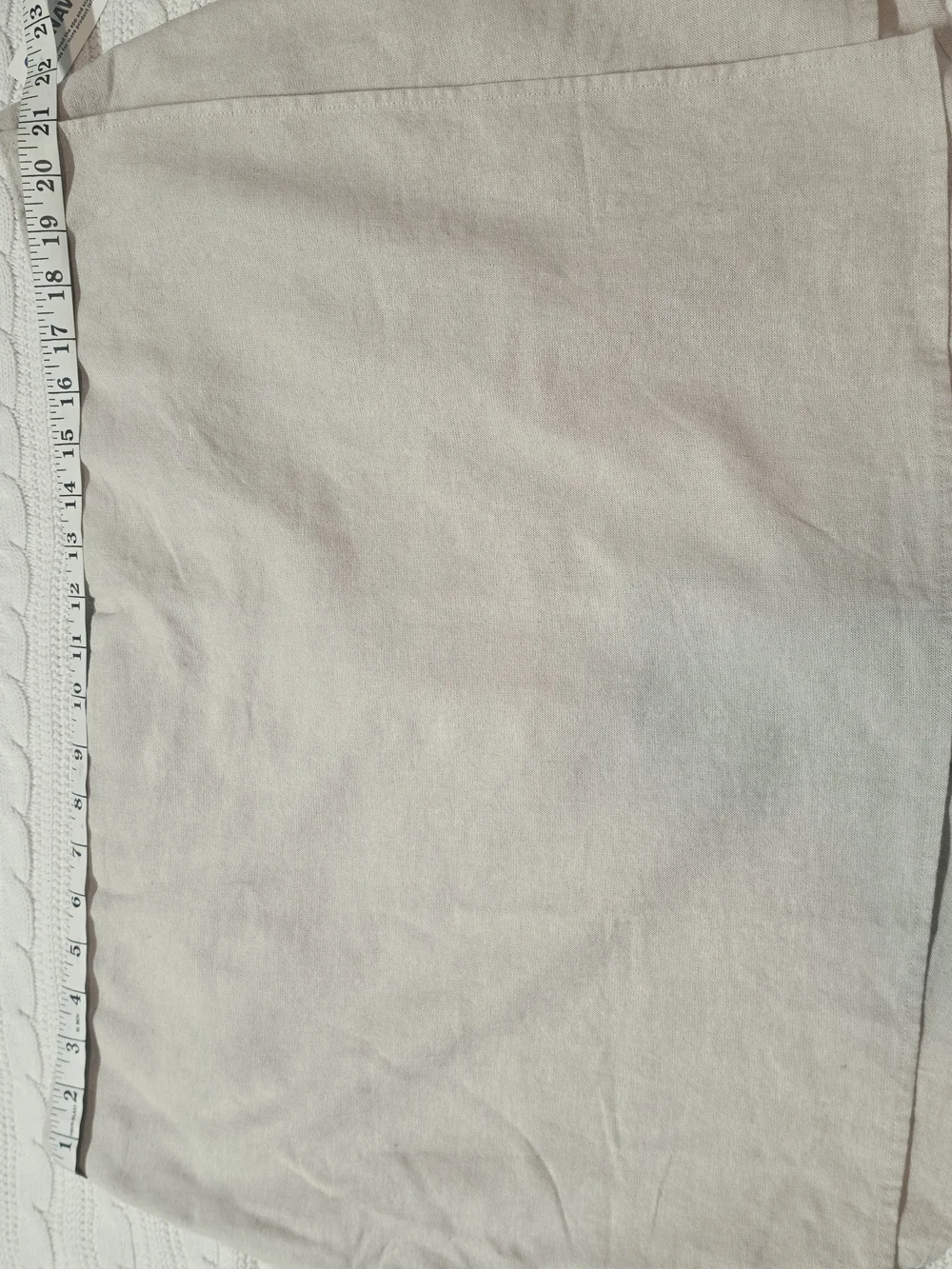 Beige Linen Skort Plus Size 2XL Beach Summer Tropical Cruise Travel New With Tag